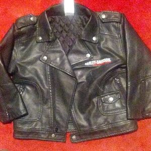Children's sz 5 Harley Davidson Motorcycle Jacketl